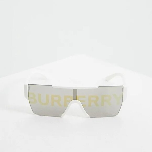 NEW Burberry BE4291 3007/H WHITE SHIELD BURBERRY SUNGLASSES 3007/H - Picture 2 of 5